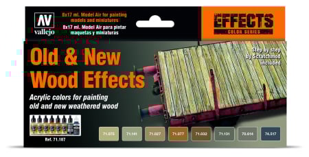 Seturi de vopsele Vallejo - Vallejo 71187 - Old And New Wood Effects (8) by Scratchmod