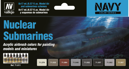 Seturi de vopsele Vallejo - Vallejo 71611 - Nuclear Submarines (8)