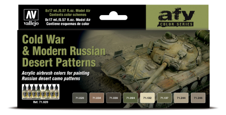 Seturi de vopsele Vallejo - Vallejo 71620 - Cold War & Modern Russian Desert Patterns