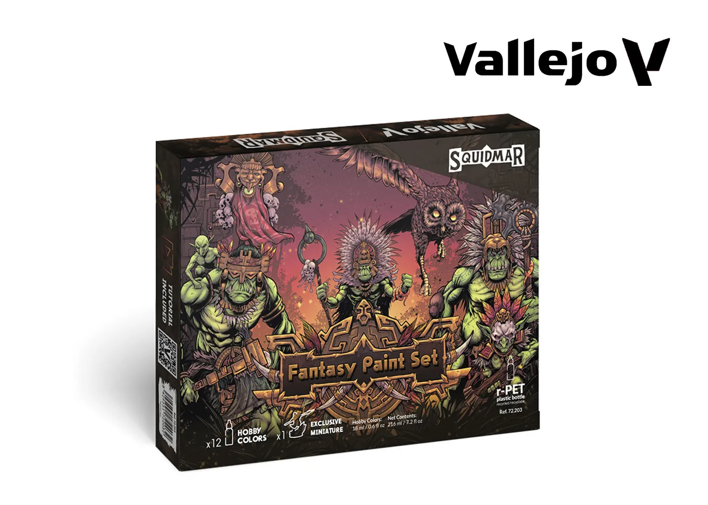 Vallejo Fantasy Paint Sets - Vallejo 72203 - Fantasy Paint Set by Squidmar Miniatures