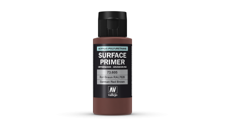 Vallejo Surface Primer - Vallejo 73605 - German Red Brown 60ml