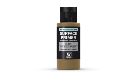 Vallejo Surface Primer - Vallejo 73606 - German Green Brown 60ml