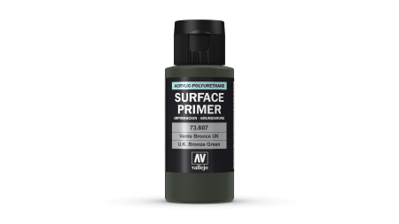Vallejo Surface Primer - Vallejo 73607 - U.K. Bronze Green 60ml