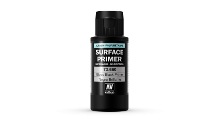 Vallejo Surface Primer - Vallejo 73660 - Gloss Black Primer 60ml