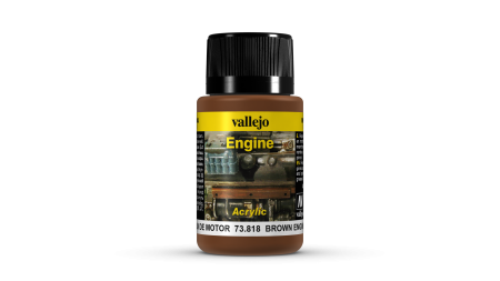 Vopsire, Weathering & Diorama - Vallejo 73818 - Brown Engine Soot