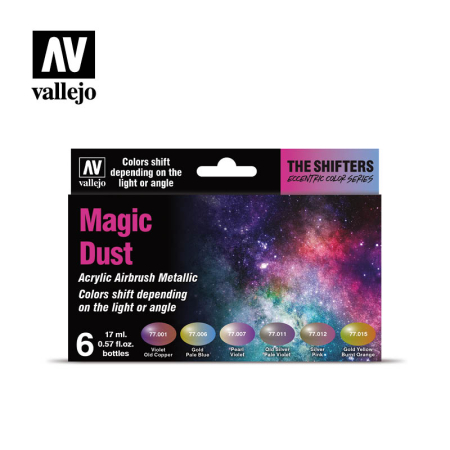 Vallejo Fantasy Paint Sets - Vallejo 77090 - Magic Dust set (6x17ml.)