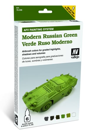 LICHIDARE STOC - Vallejo 78408 - AFV Modern Russian Green Armour Painting System (6)
