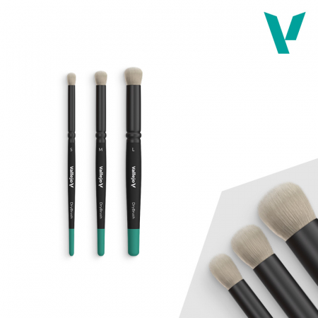 Pensule - Vallejo B07990 - Dry Brush Set