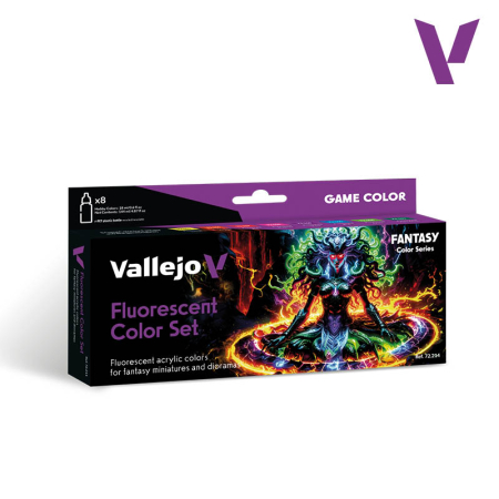 Noutati - Vallejo 72214 - Fluorescent Color Set (8 x 18 ml)