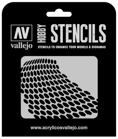 Aerograf - Vallejo ST-SF003 - Distorted Honeycomb