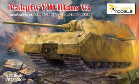 Kituri machete - Vespid Models 720001 - 1:72 Pz.Kpfw. VIII Maus V2 - German Super Heavy Tank