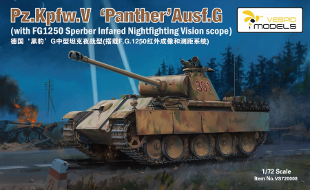 Kituri machete - Vespid Models 720008 - 1:72 Pz.Kpfw.V Panther Ausf. G w/FG1250 Infrared device