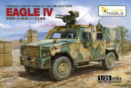 Kituri machete - Vespid Models 350001 - 1:35 German Eagle IV Utility Vehicle 2011 production