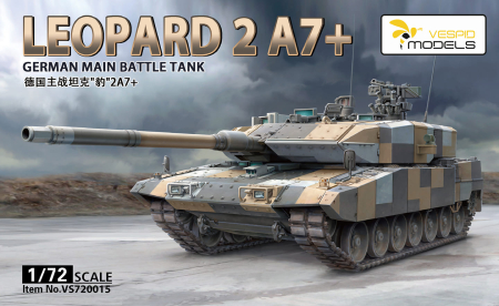 Kituri machete - Vespid Models 720015 - 1:72 German Main Battle Tank Leopard 2 A7+