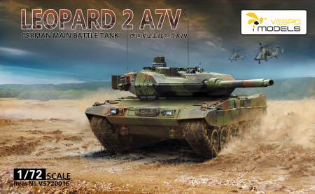 Kituri machete - Vespid 720016 - 1:72 German Main Battle Tank Leopard 2 A7V Prototype