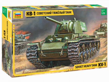 Kituri machete - Zvezda 3539 - 1:35 KV-1 SOVIET HEAVY TANK