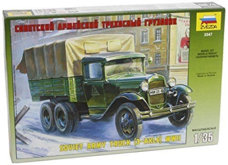 Kituri machete - Zvezda 3547 - 1:35 GAZ-AAA SOVIET TRUCK (3-AXLE)