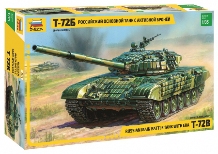 Kituri machete - Zvezda 3551 - 1:35 Russian Main Battle Tank T-72B