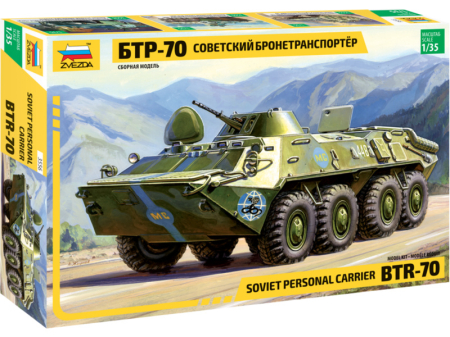Kituri machete - Zvezda 3556 - Soviet BTR-70 APC 1:35