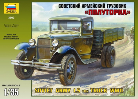 Kituri machete - Zvezda 3602 - 1:35 GAZ-AA Soviet Army Truck