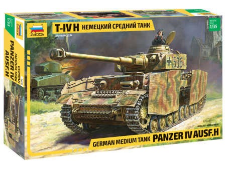 PACHETE - Zvezda 3620 - Panzer IV Ausf H 1:35