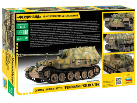 Zvezda 3653 - 1:35 Ferdinand Sd.Kfz.184 [1]