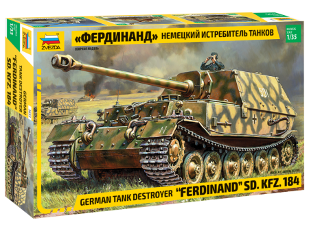 Kituri machete - Zvezda 3653 - 1:35 Ferdinand Sd.Kfz.184