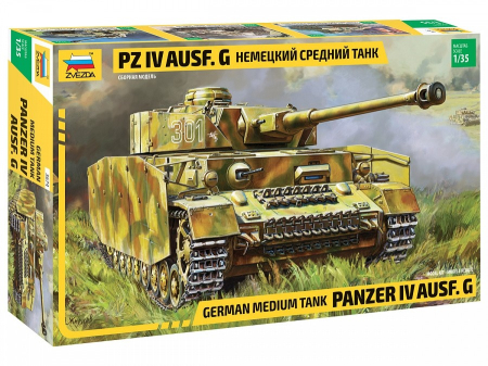 Kituri machete - Zvezda 3674 - 1:35 PANZER IV AUSF.G