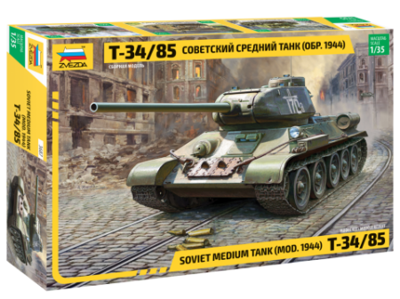 Kituri machete - Zvezda 3687 - 1:35 Soviet Medium Tank T-34/85