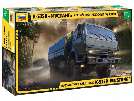 Kituri machete - Zvezda 3697 - 1:35 "MUSTANG" 6 x 6 TRUCK