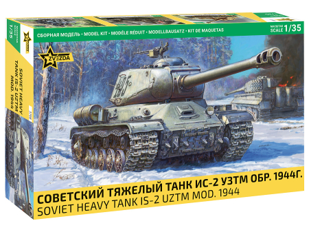 Kituri machete - Zvezda 3708 - 1:35 Soviet Heavy Tank IS-2 UZTM Mod. 1944 (new moulds)