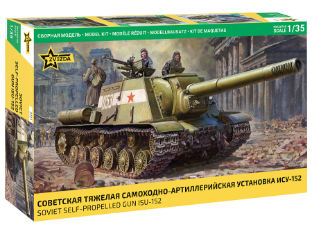 Kituri machete - Zvezda 3721 - 1:35 Soviet Self-Propelled Gun ISU-152 (new moulds)