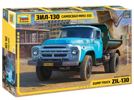 Kituri machete - Zvezda 43004 - 1:43 Dump Truck Zil-130 Mmz-555
