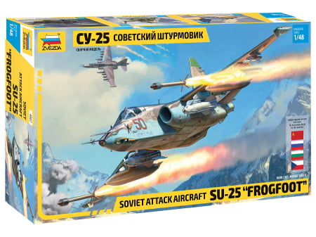Kituri machete - Zvezda 4807 - 1:48 Su-25 Frogfoot