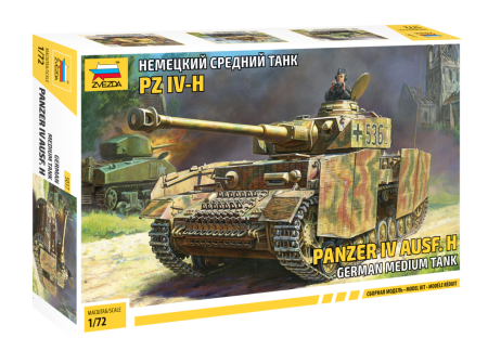 PACHETE - Zvezda 5017 - 1:72 Panzer Iv Ausf.H
