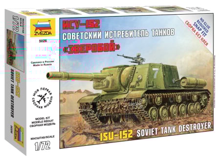 PACHETE - Zvezda 5026 - 1:72 Self Propelled Gun Isu-152