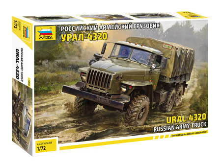 Kituri machete - Zvezda 5050 - 1:72 Russian army truck Ural-4320