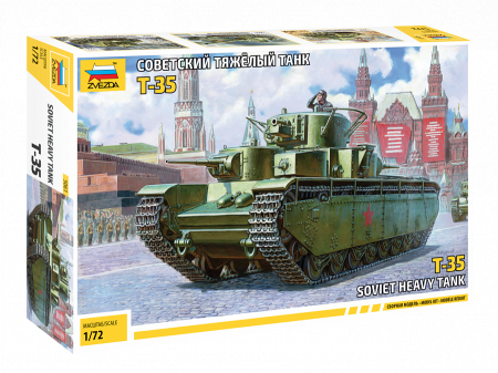 Kituri machete - Zvezda 5061 - 1:72 SOVIET HEAVY TANK T-35
