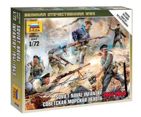 Figurine - Zvezda 6146 - 1:72 Soviet Naval Infantry