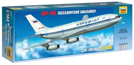 Vehicule civile - Zvezda 7001 - 1:144 Il-86 Ilyushin