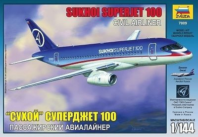 Vehicule civile - Zvezda 7009 - 1:144 Sukhoi Superjet 100