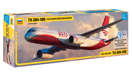 Vehicule civile - Zvezda 7023 - 1:144 TUPOLEV TU-204-100