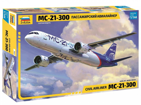 Vehicule civile - Zvezda 7033 - 1:144 IRKUT MS-21 AIRLINER