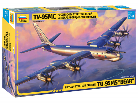 Kituri machete - Zvezda 7038 - 1:144 Russian Strategic Bomber-Missile Carrier Tu-95Ms