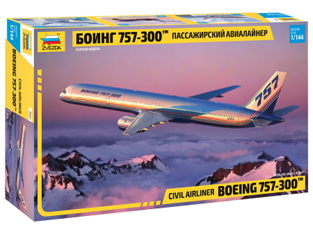 Vehicule civile - Zvezda 7041 - 1:144 Passenger Airliner Boeing 757-300
