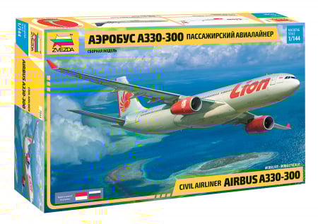Kituri machete - Zvezda 7044 - 1:144 Civil airliner AirbusA330-300