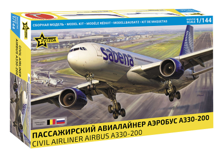 Kituri machete - Zvezda 7047 - 1:144 Civil Airliner Airbus A330-200