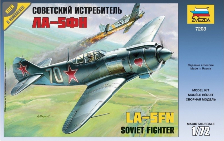 Aero militare - Zvezda 7203 - 1:72 LA-5 FN SOVIET FIGHTER