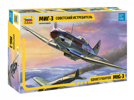 Avioane - Zvezda 7204 - 1:72 Mig-3 Soviet Fighter