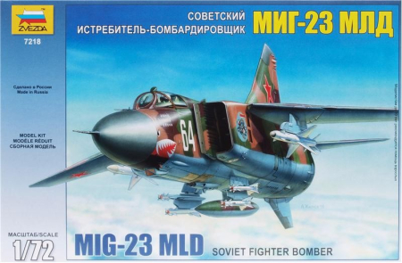 Aero militare - Zvezda 7218 - 1:72 Mig-23 MLD Soviet Fighter